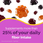 MiraLAX MiraFIBER Prebiotic Fiber Gummies serving size demonstration