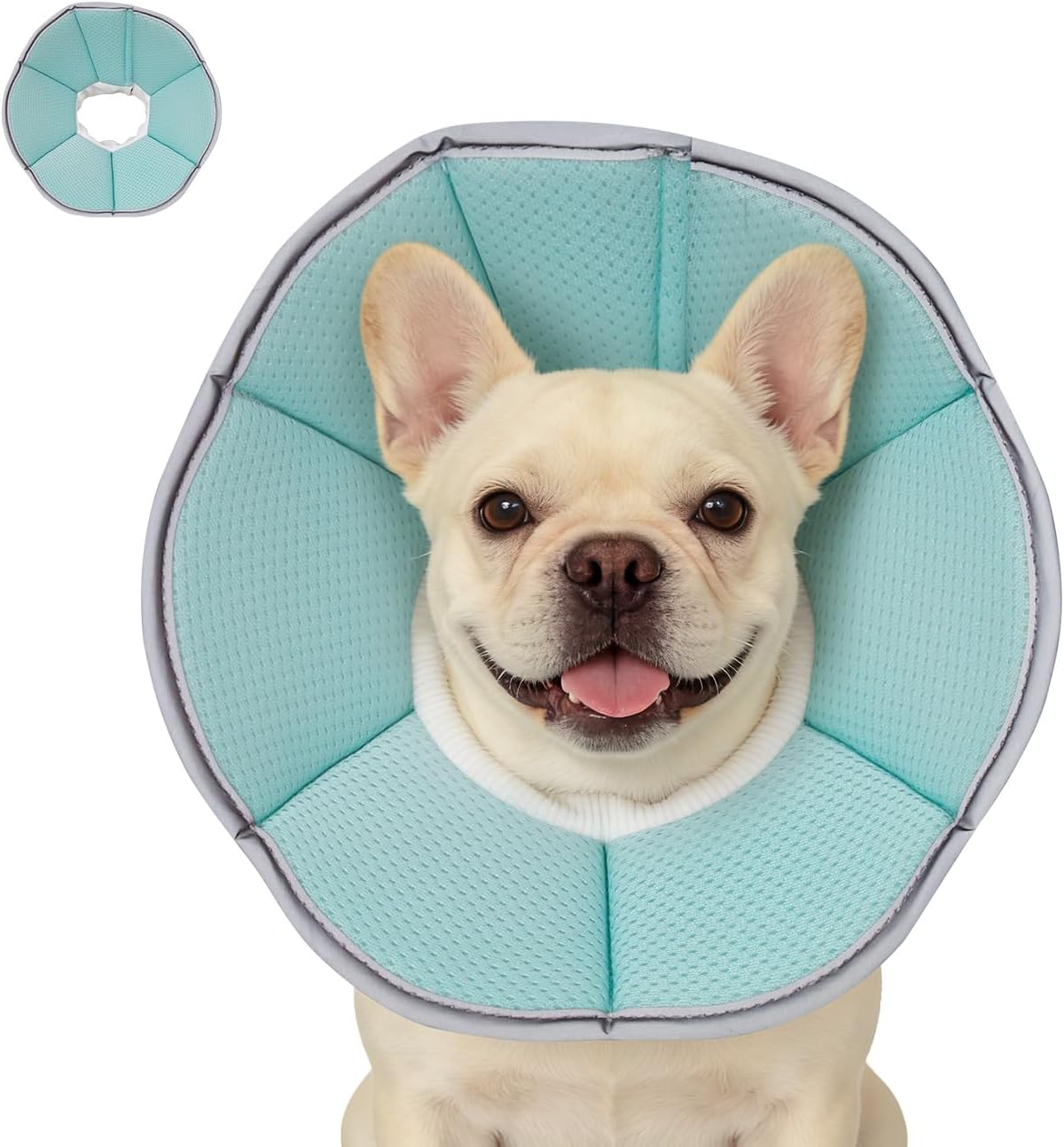 MAXFUT soft donut collar for large breed dogs blue