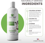 Lillian Ruff dog shampoo label detailing natural ingredients
