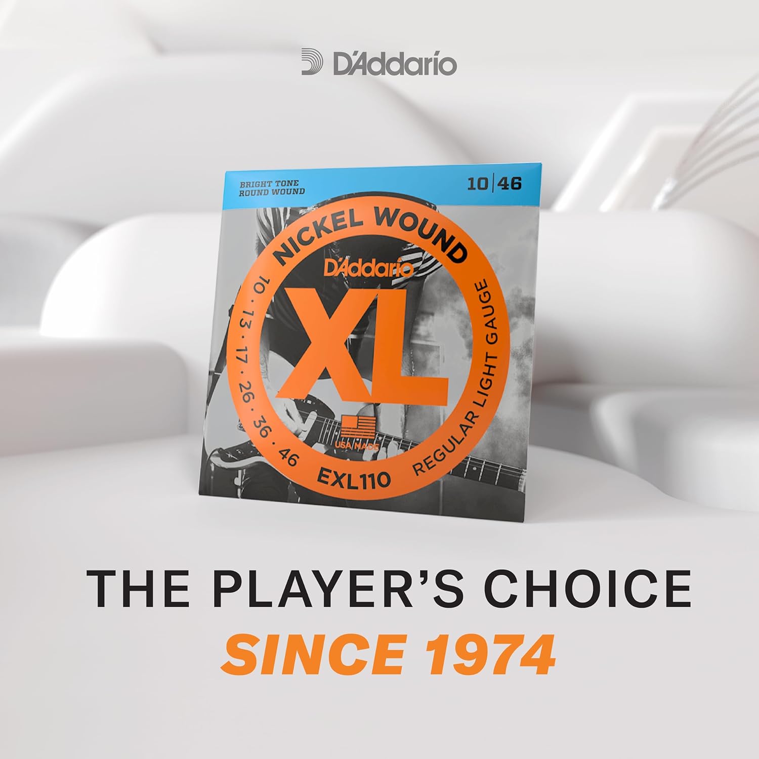 D'Addario Electric Guitar Strings, XL Nickel, EXL115W, Medium Gauge Wound Third 11-49, 6-String Set, Pack of 1 - Image 4