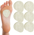 MARS Wellness Metatarsal Felt Foot Pad front view showing white orthotic shape