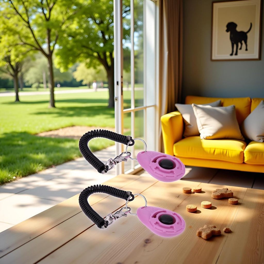 Senyango imported pet clicker showing compact portable design for puppy training