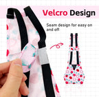 Three piece set of Zaruatu chicken diapers in medium size