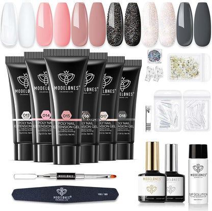 Modelones poly nail gel kit front view