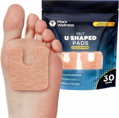 Mars Wellness U Shaped Callus Pads front view packaging
