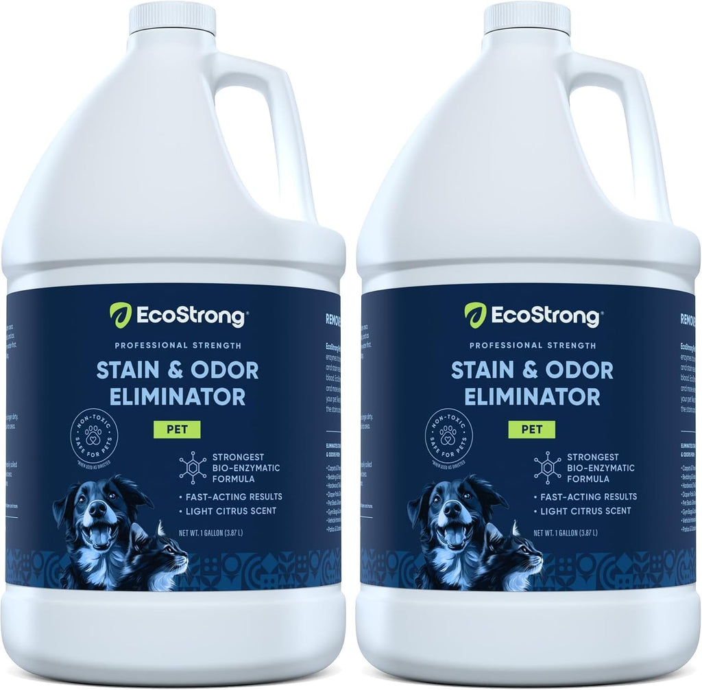 Eco Strong Pet Stain and Odor Remover - Pet Odor Eliminator, Urine Destroyer for Dogs, Pet Urine Enzyme Cleaner | Santel Woods - 128 oz - Image 11