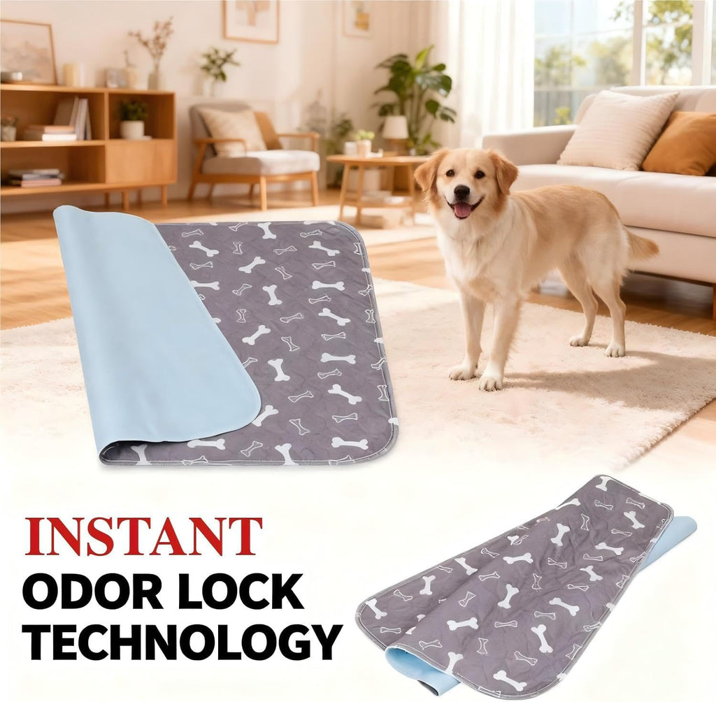 Boryaowang reusable pee pads showing moisture absorption technology