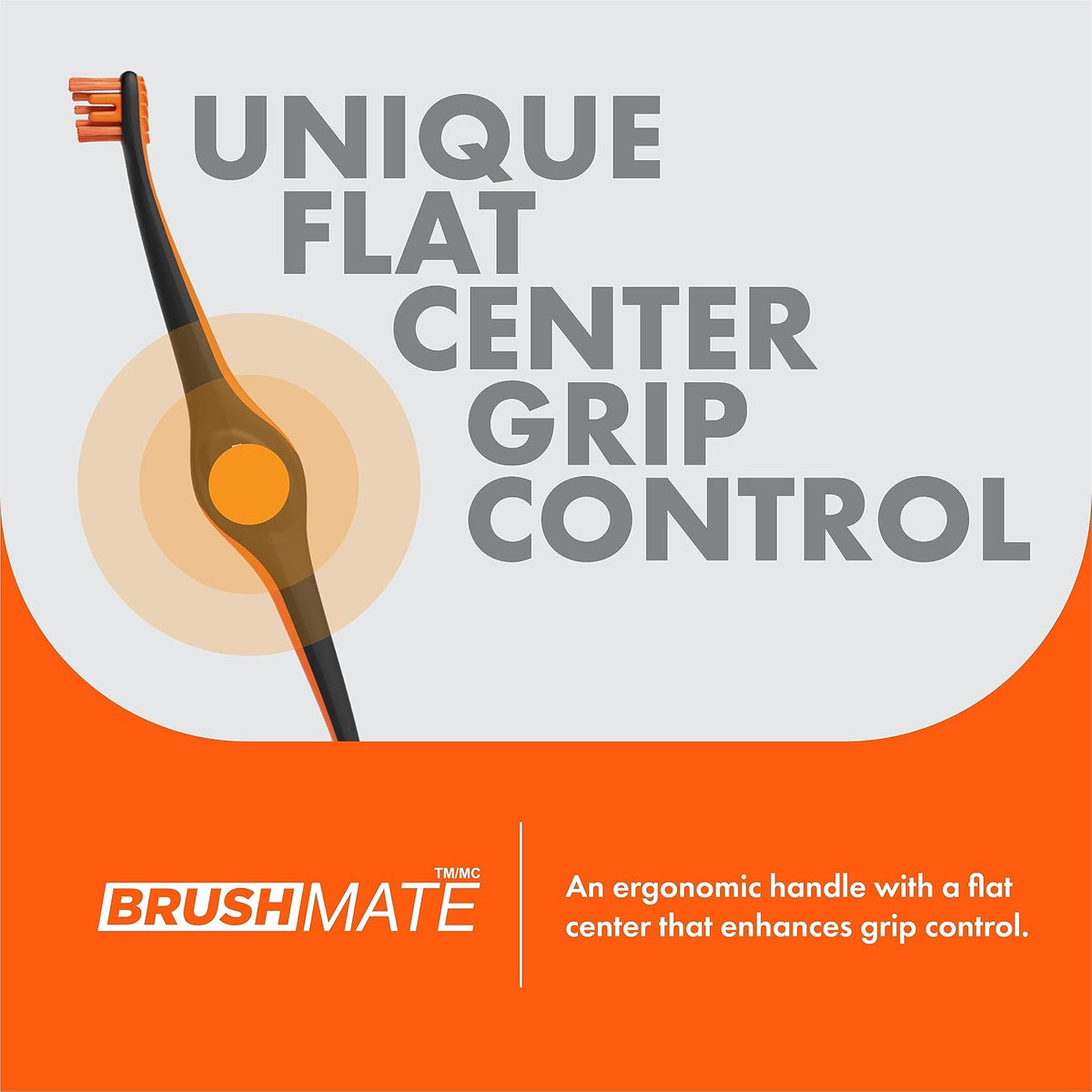 Demonstration of Brushmate toothbrush ergonomic handle grip