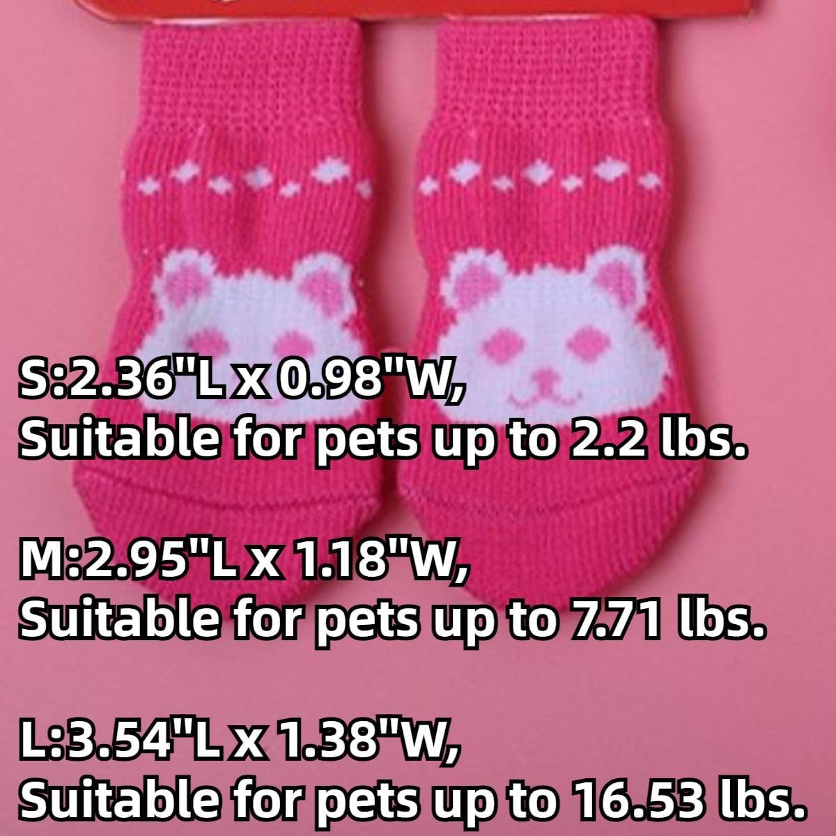 Copfeu bunny socks set of 8 silicone grip soles detail