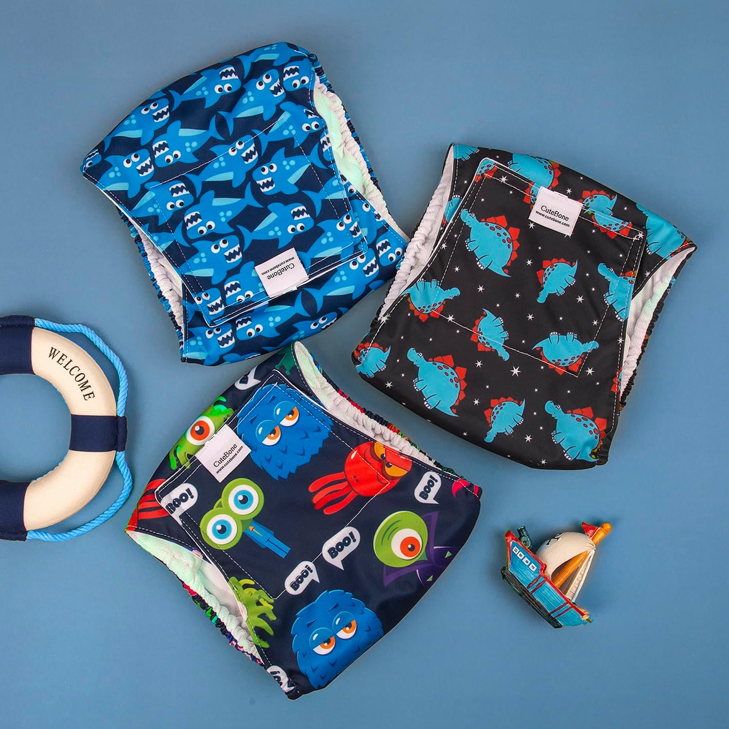 Reusable male pet tummy band diaper wrap for small dogs close up view