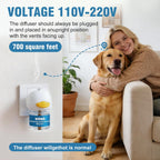 Blue dual pheromone plug in diffuser for pet stress management