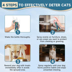 Natural bitter apple spray for dogs and puppies
