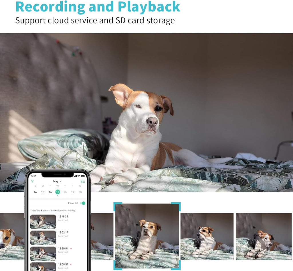 Armorcope security camera highlighting SD card and cloud storage options