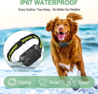 Rechargeable bark collar with USB charging cable