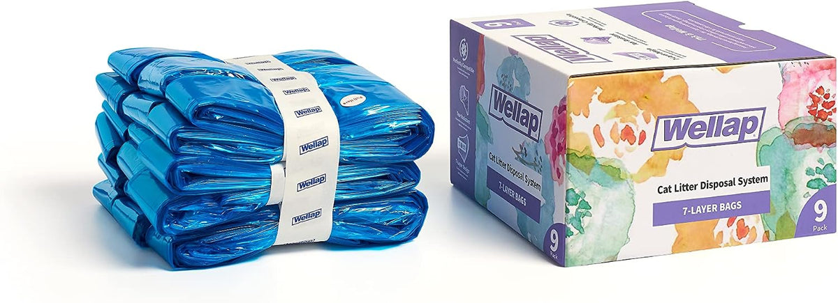 Glomire replacement litter liners pack of nine for clean home pet care.