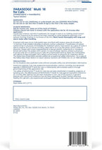 Virbac Parasedge Multi 18 topical solution packaging details