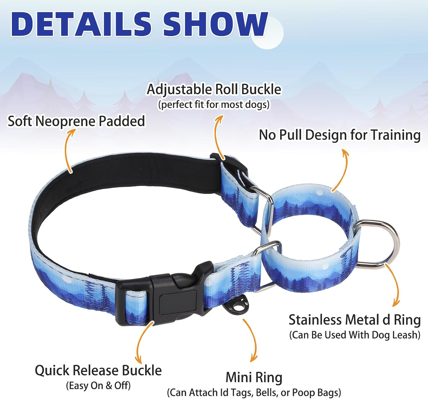 Close up of soft neoprene padding on Kooltail collar