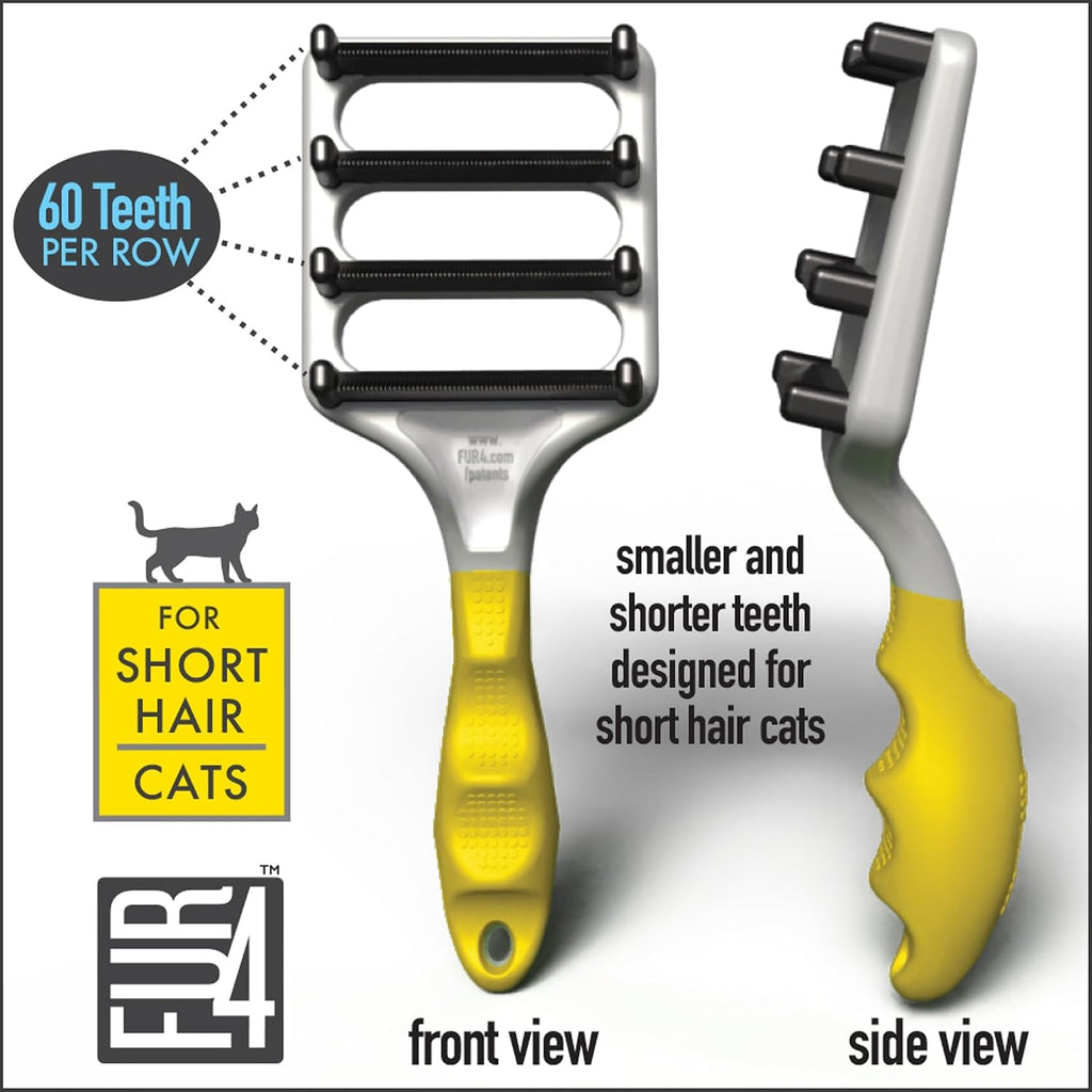 Detailed view of the four carbon fiber grooming edges