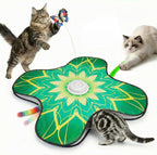 Premium packaging box of the USA imported OPDEKEHA interactive hide and seek cat play toy.