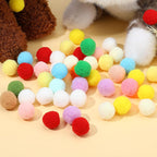 LXUEJIE brand 100 count soft pom pom balls packaging display for Indian pet owners