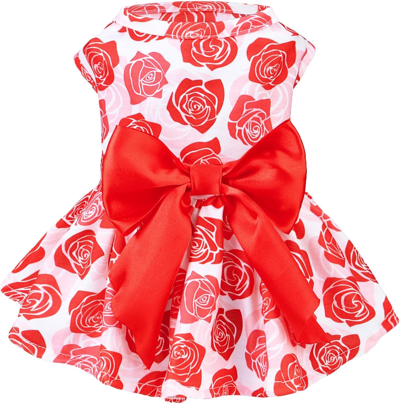PUPTECK Classic Plaid Dog Dress Cute Puppy Clothes Outfit Small - Image 14