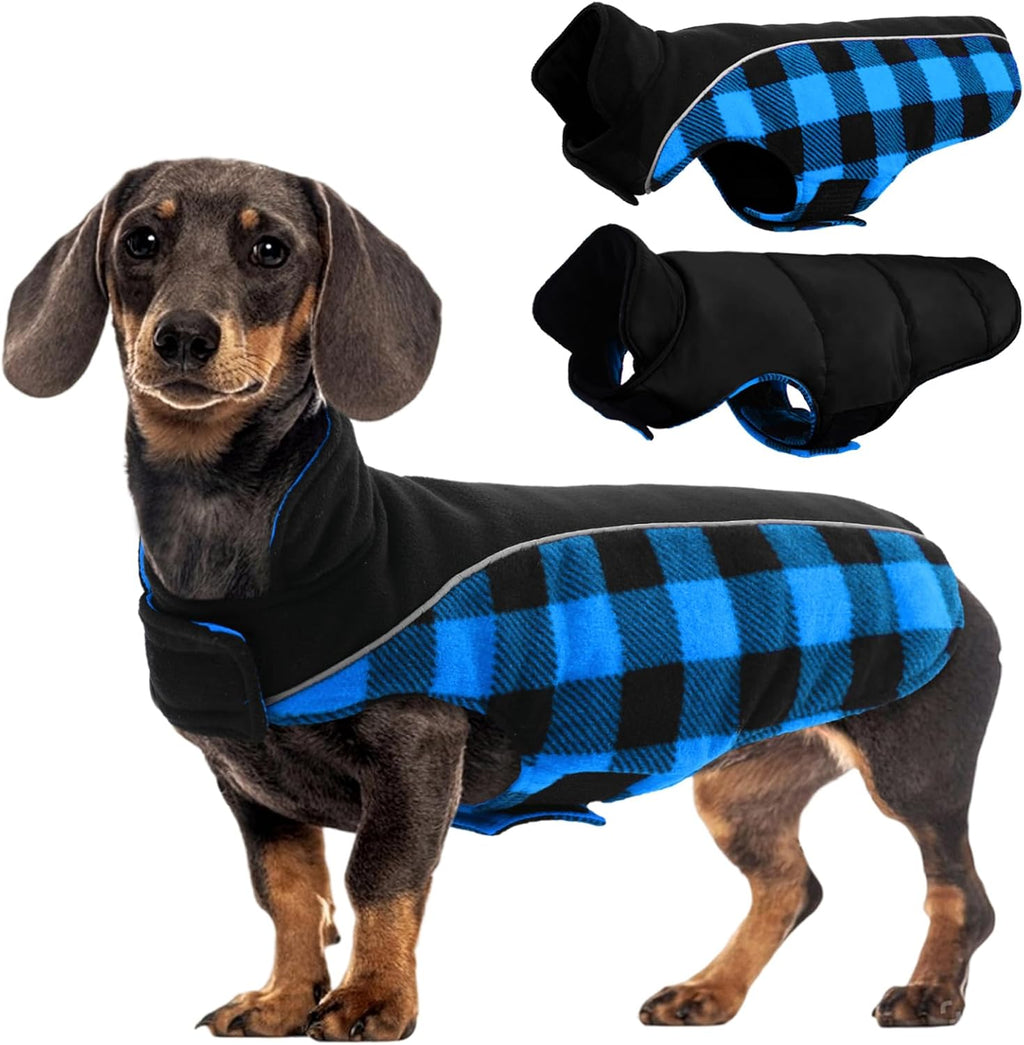 Kuoser dog winter apparel folded showing both sides