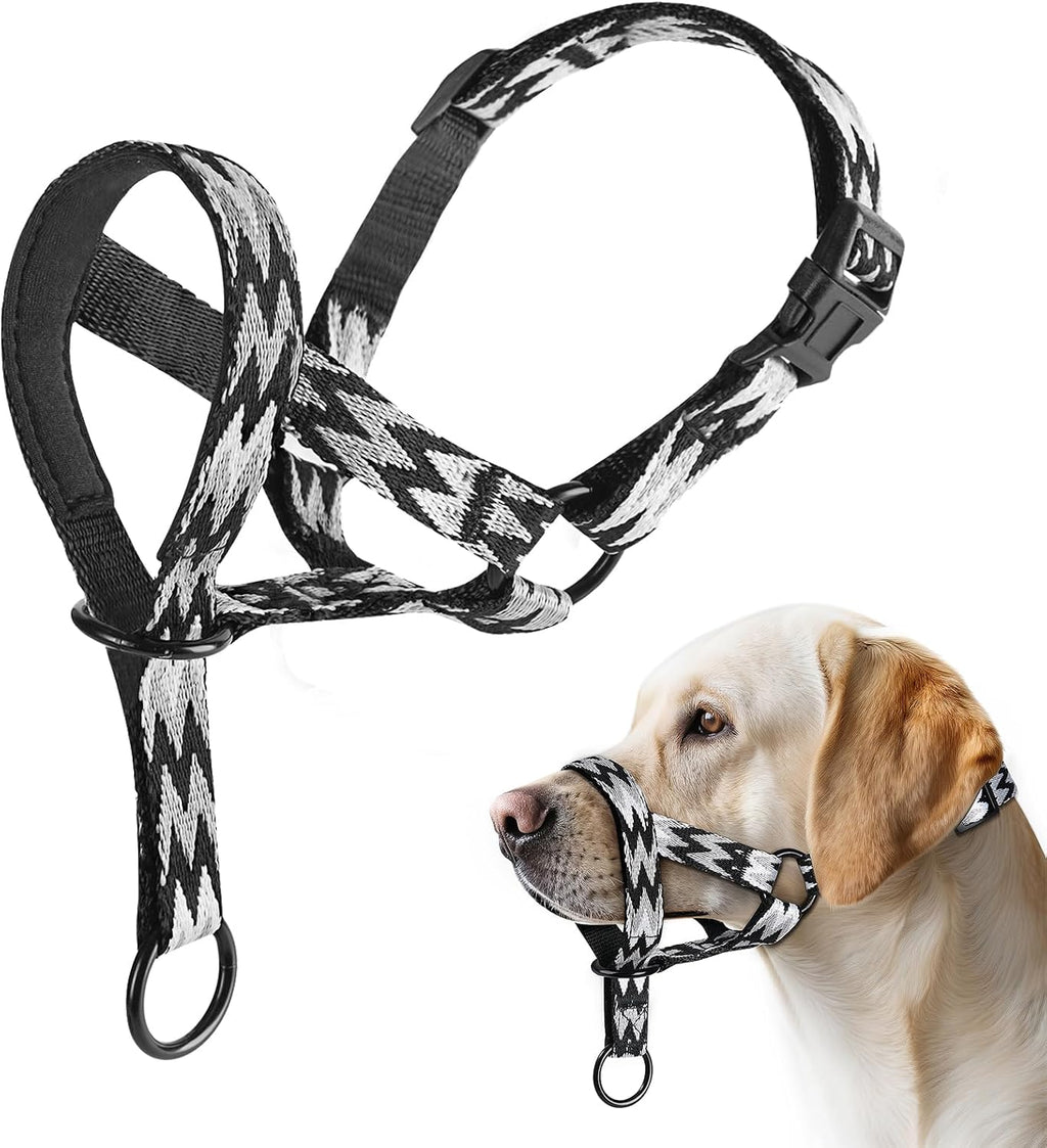 Barkless premium imported dog training head collar for large breeds