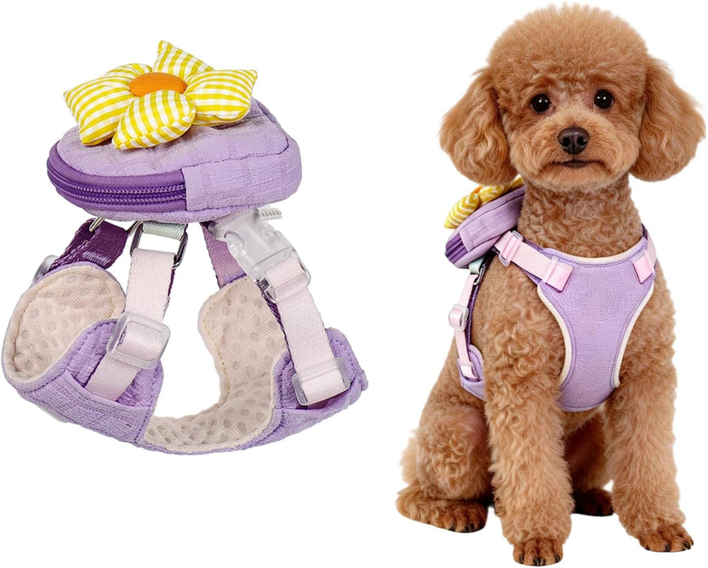 Adjustable buckle straps on Touchdog designer pet harness