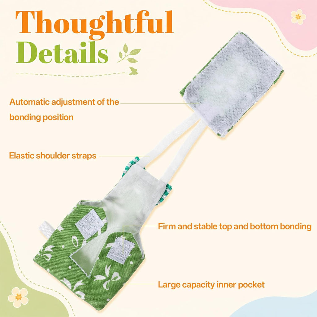 10PCS Bird Diapers, Reusable Parrot Diaper with Waterproof Inner - Image 3