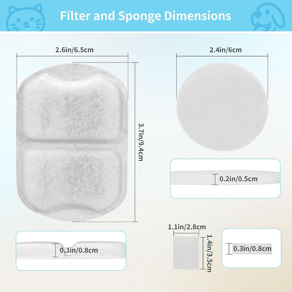 Maintenance kit for stainless steel pet water dispenser