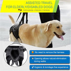 Side view of Bardimies hip sling carrier for large dogs