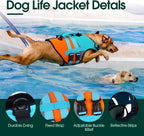 Kuoser pet safety vest top rescue handle detail