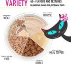 Nutritional panel and ingredients list printed on the back of the pouch
