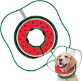 Supet sponge dog cone collar extra large front view on dog