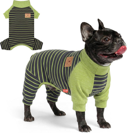 KYEESE Dog Coats Turtleneck Stretchy Pet Pjs Dog Sweater Super Soft Warm Material Dogs Pajamas with Bowtie Dog Onesie for Small Dogs Cold Weather Coat, Pink,L - Image 15