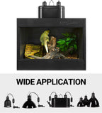 Infrared ceramic heater bulb for turtle and lizard habitats