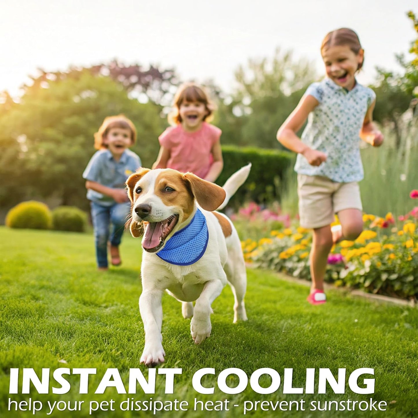 Expawlorer pet cooling wrap rear view comfortable summer neck cooler
