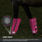 Harrison Howard horse care boots showing comfortable loose fitting design
