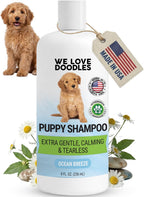 Puppy Shampoo & Conditioner | Made in USA | Tear Free | Best Shampoo for Puppies | Sensitive & Itchy Skin Wash | Oatmeal Bathing | Tearless, Lavender, 8oz [We Love Doodles] - Image 10