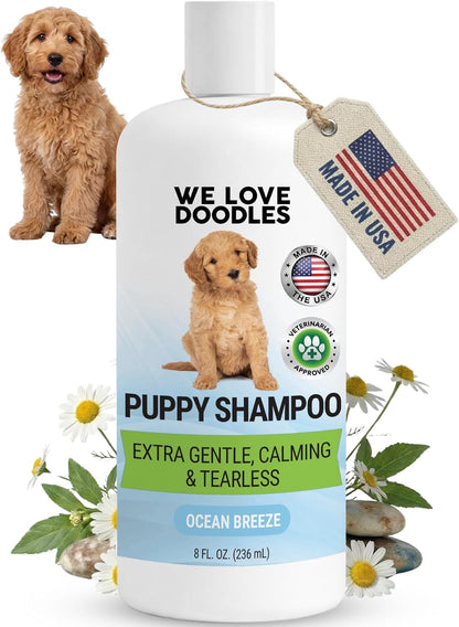 Puppy Shampoo & Conditioner | Made in USA | Tear Free | Best Shampoo for Puppies | Sensitive & Itchy Skin Wash | Oatmeal Bathing | Tearless, Lavender, 8oz [We Love Doodles] - Image 10