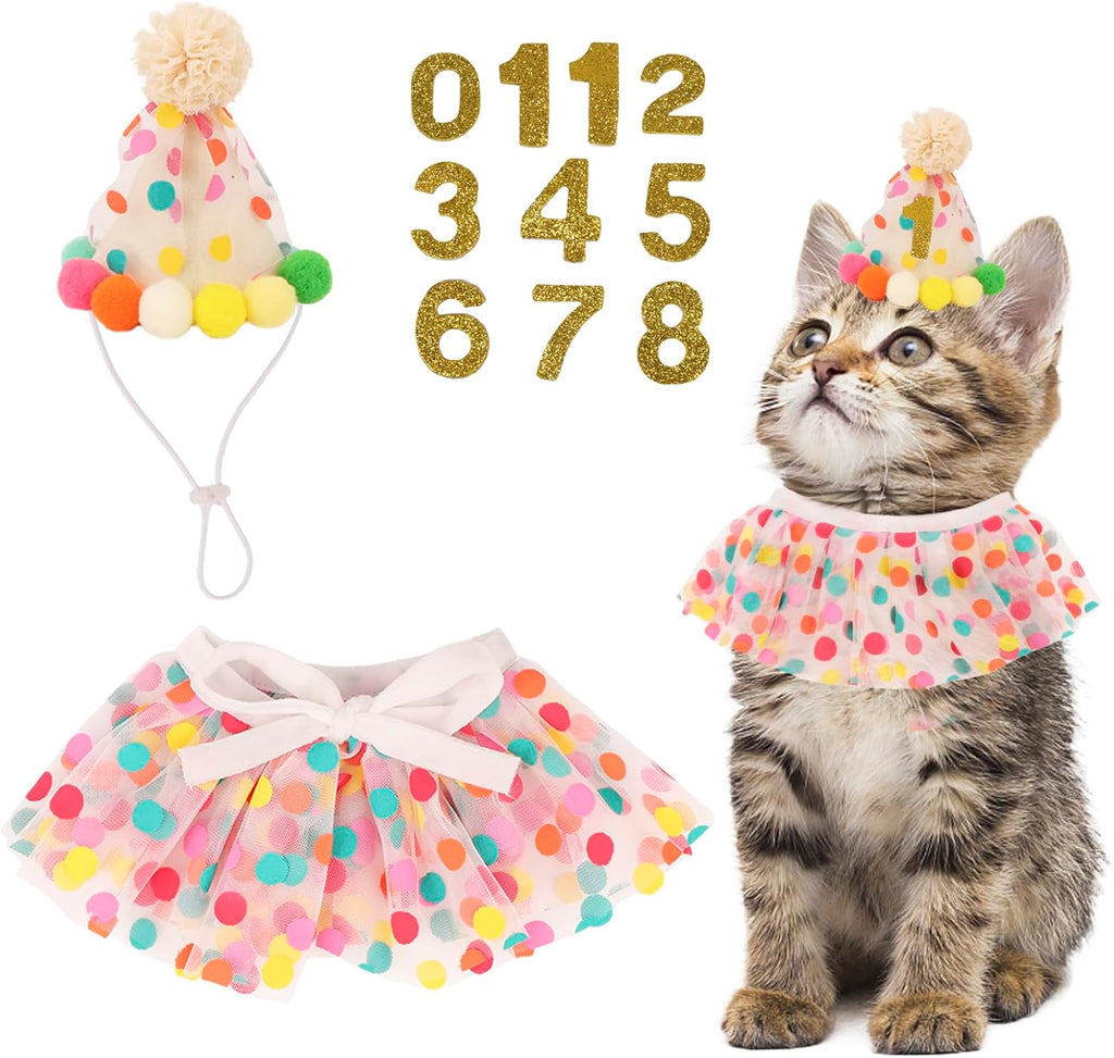 PTDECOR cat birthday supplies packaging and accessories