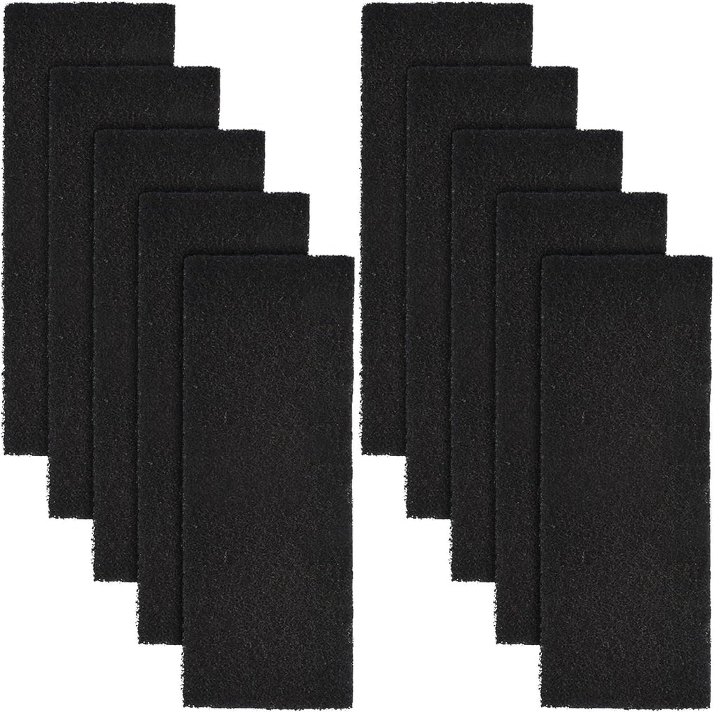 USEAMIE litter box carbon filters ten pack front view for cat odor control.