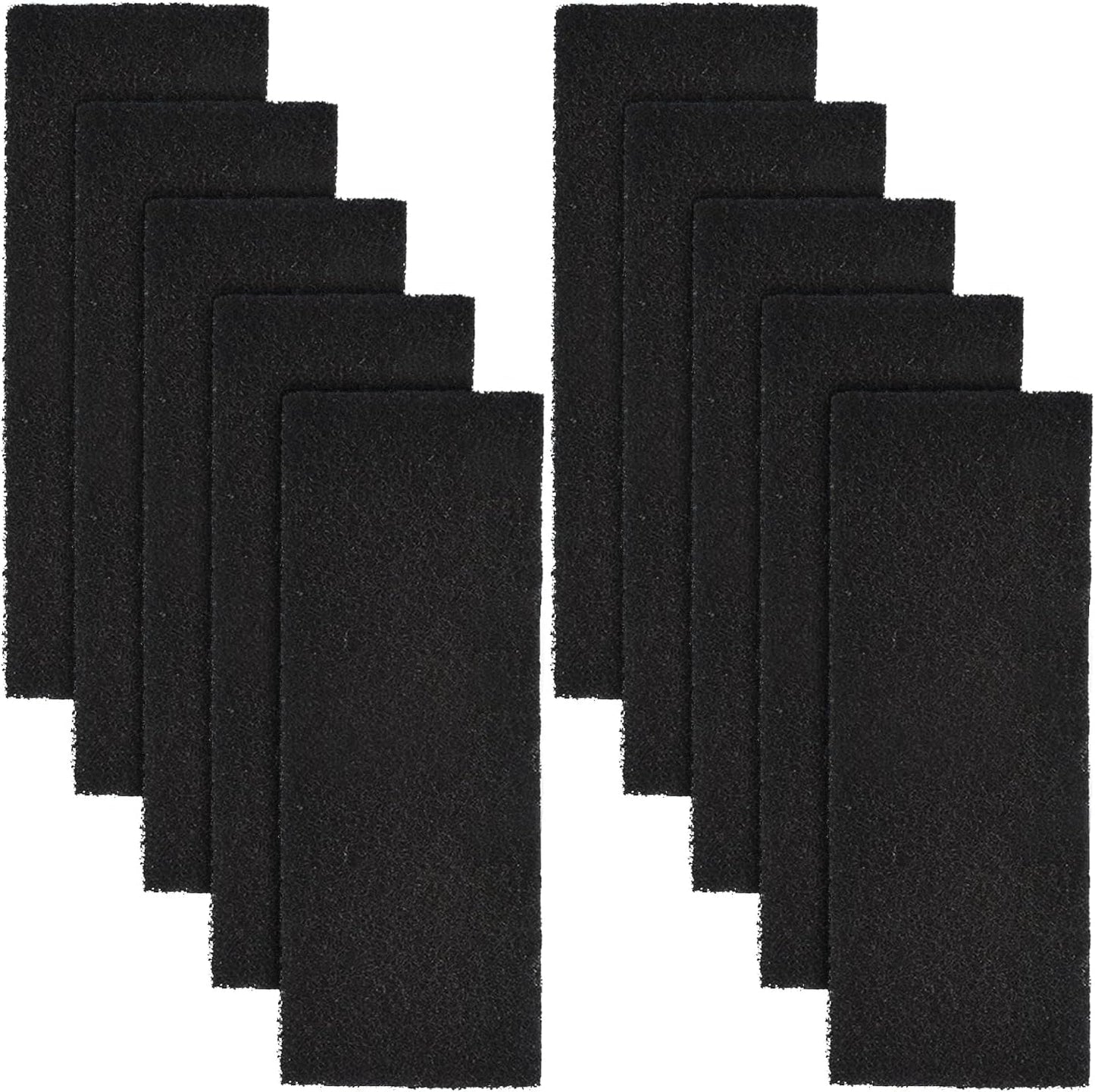 USEAMIE litter box carbon filters ten pack front view for cat odor control.