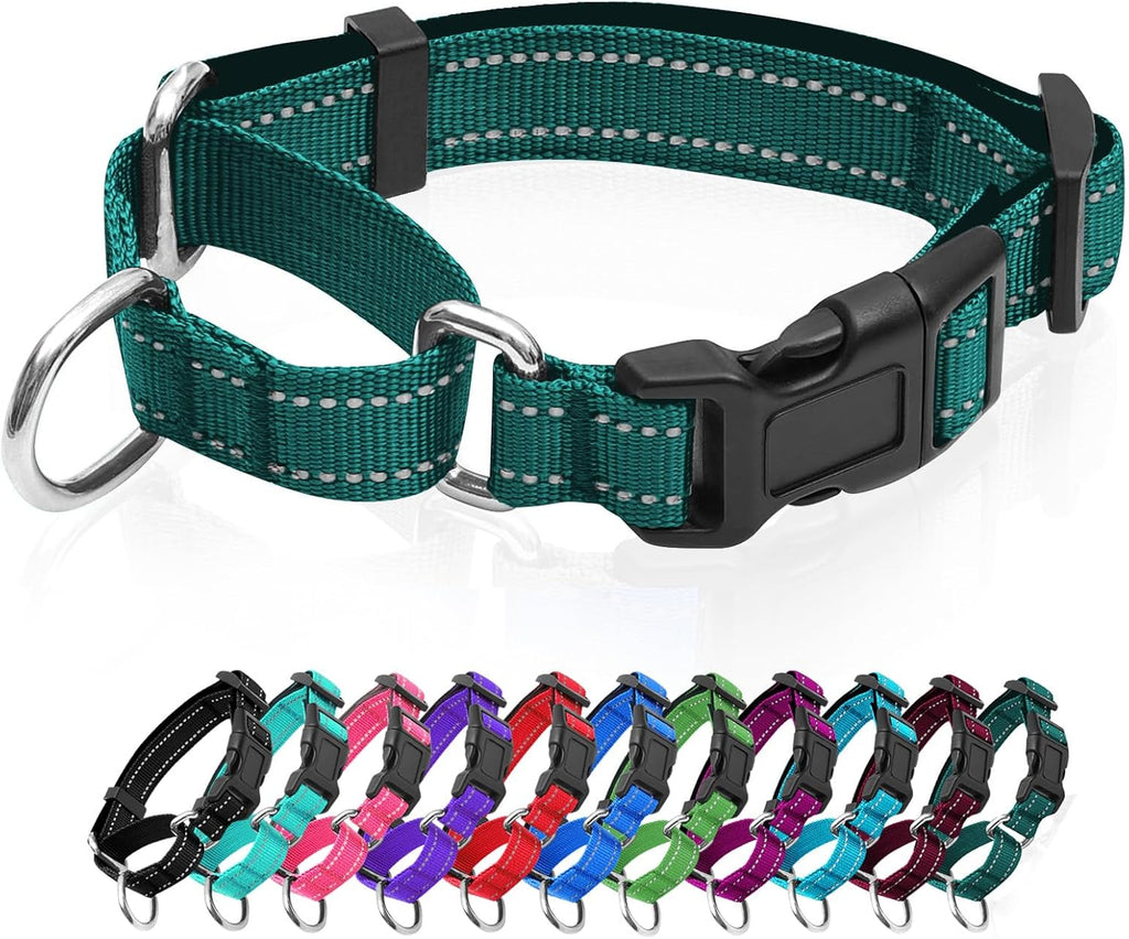 Reflective Martingale Dog Collars. Dog Collar with Quick Release Buckle. Adjustable Soft Padded Breathable Nylon Pet Collar Suitable for Puppies for Small Medium Large Dogs. - Image 11