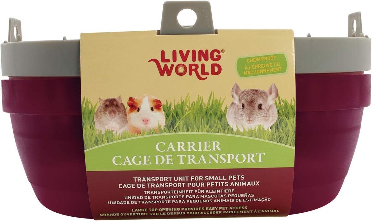 Living World pet transport box ventilation slits