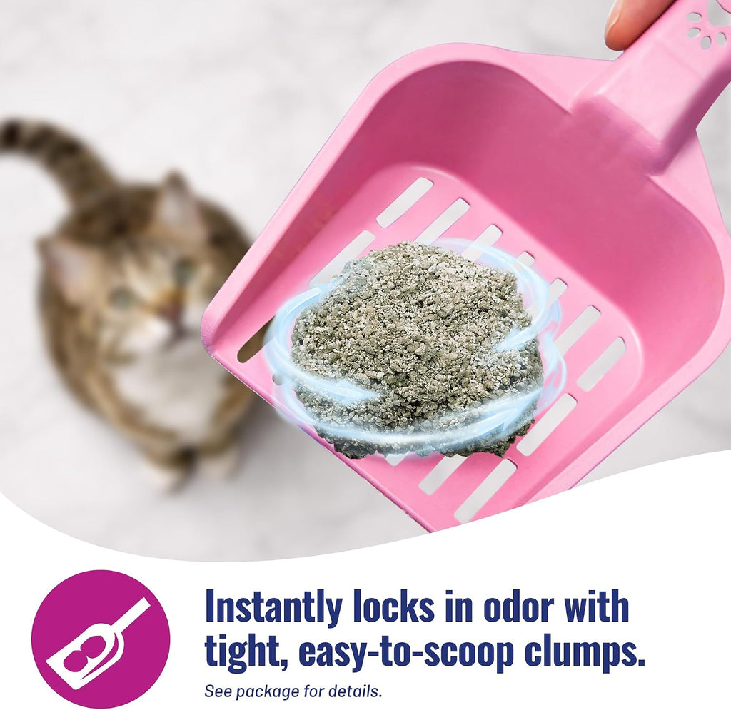 Back label details of Cat's Pride lightweight litter