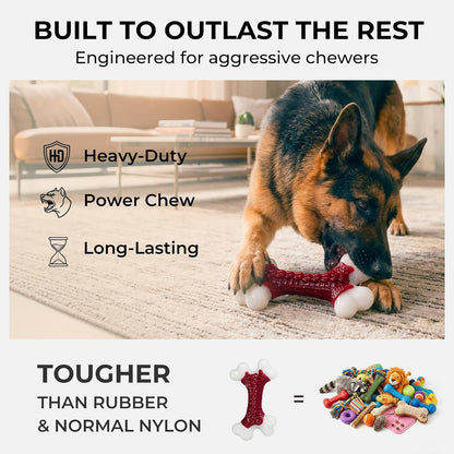 Kseroo beef flavored chew toy for large dogs