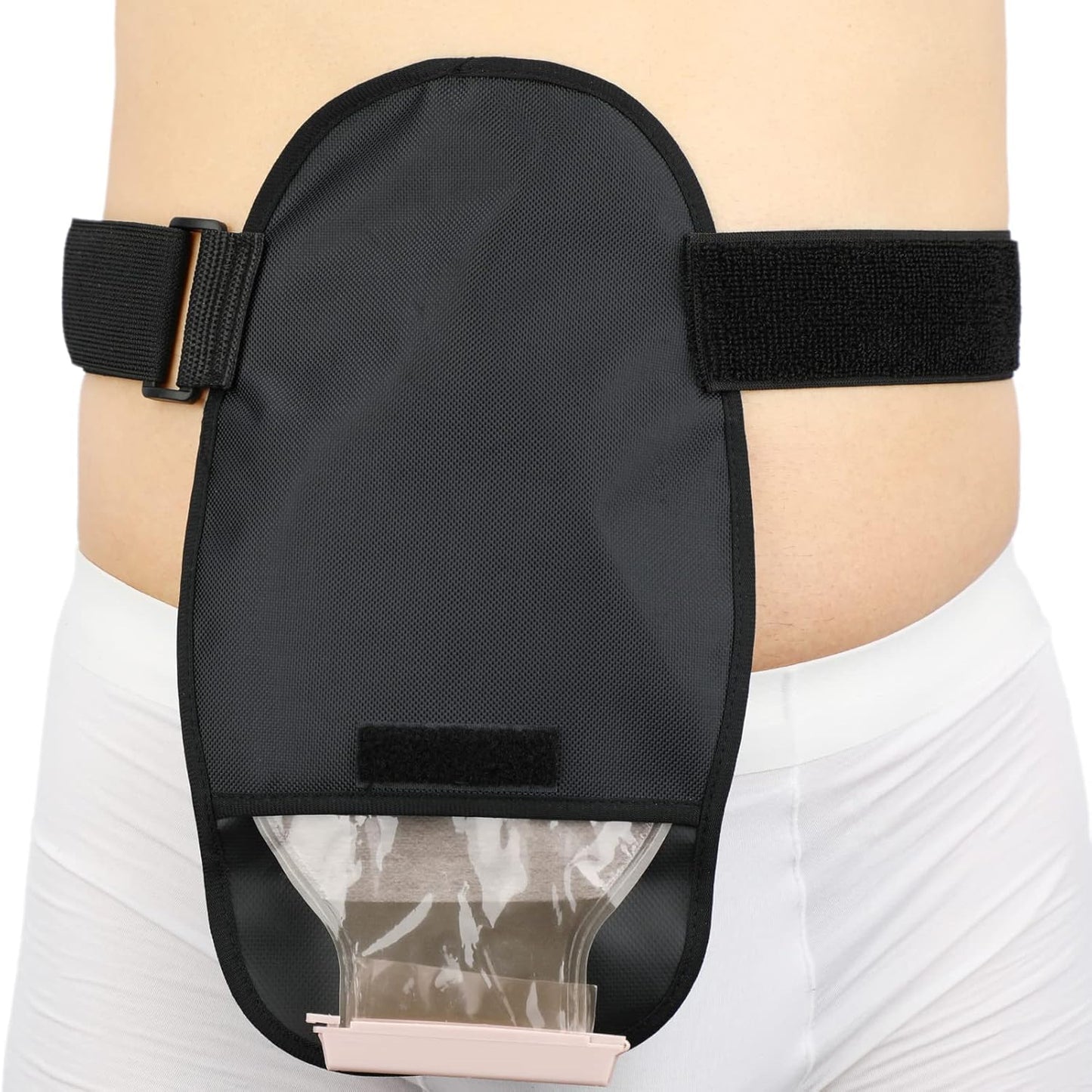 SinaiSea Waterproof Ostomy Bag Cover Belt front view for stoma protection.
