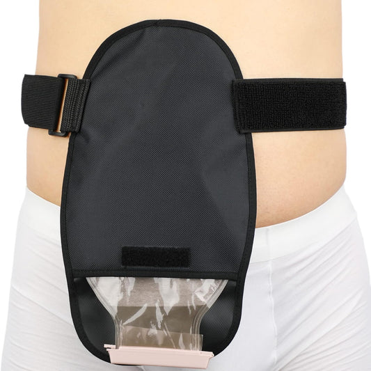 SinaiSea Waterproof Ostomy Bag Cover Belt front view for stoma protection.