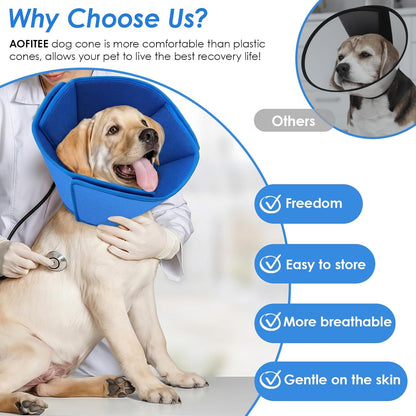 Premium imported AOFITEE soft canine cone side view